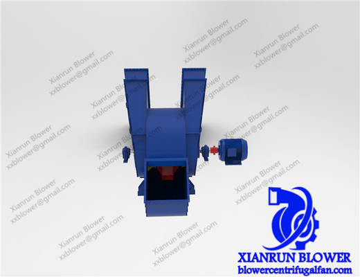 Fan centrífuga 960-2900rpm de la entrada doble del proyecto inducido para la caldera industrial