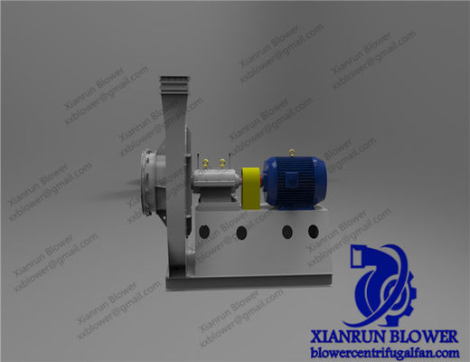 Ventilador radial centrífugo industrial construido con materiales duraderos para la generación de energía de cemento y sistemas de recolección de polvo