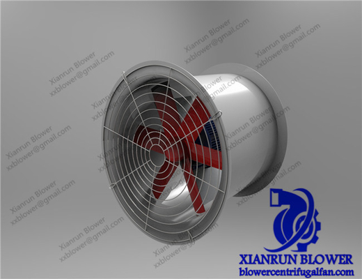 Fan axial bifurcada de poco ruido industrial axial de los extractores de los sistemas de enfriamiento