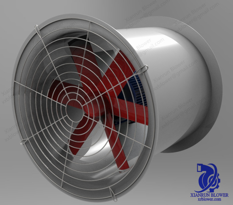 Fan axial bifurcada de poco ruido industrial axial de los extractores de los sistemas de enfriamiento