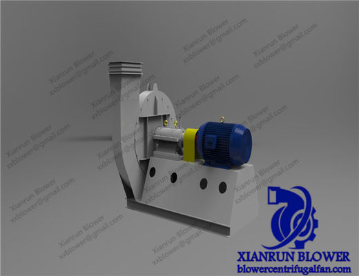 Ventilador radial centrífugo industrial robusto diseñado para el flujo de aire en la generación de energía de cemento y aplicaciones industriales de recolección de polvo