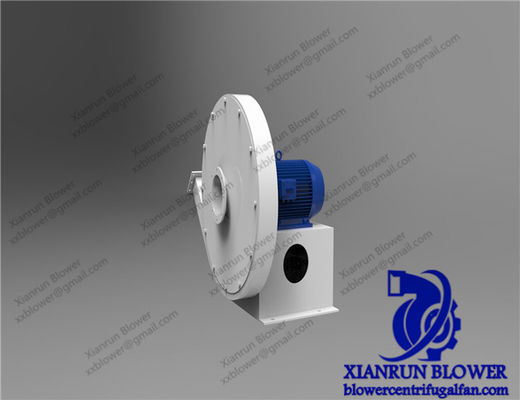 Ventilador radial centrífugo industrial que ofrece un amplio rango de presión y un alto volumen de flujo de aire para los sistemas de procesamiento y refrigeración químicos del cemento