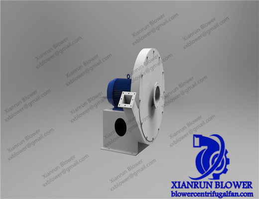 Ventilador radial centrífugo industrial que ofrece un amplio rango de presión y un alto volumen de flujo de aire para los sistemas de procesamiento y refrigeración químicos del cemento