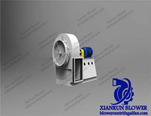 Ventilador radial centrífugo de alta presión para gases corrosivos en aplicaciones industriales con rendimiento y modelo de accionamiento personalizable de acero inoxidable