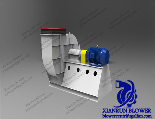 Ventilador radial centrífugo industrial robusto diseñado para el flujo de aire en la generación de energía de cemento y aplicaciones industriales de recolección de polvo