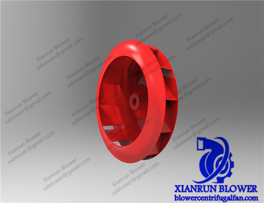 Proceso de resistencia de la fan de los accesorios del solo desgaste centrífugo rojo del impeledor