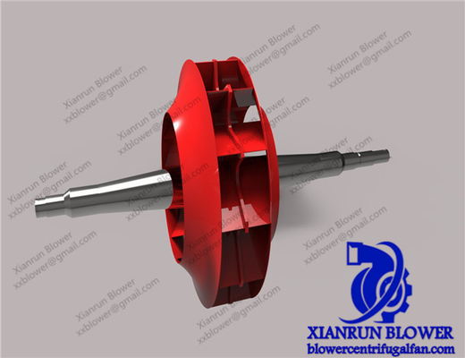 rueda de impeledor curvada delantera de los accesorios centrífugos de la fan de 400-3500m m