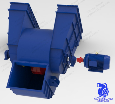 5 - Ventilador de fan industrial de encargo 350KW 220V 660V para la eliminación del polvo