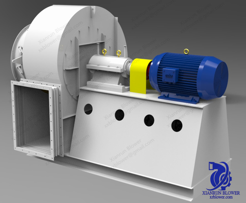 Fan centrífuga industrial de encargo 350KW para la eliminación del polvo