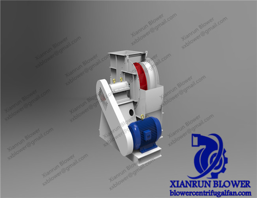 Fan centrífuga posterior de acero 380V 440V de manganeso para la eliminación del polvo