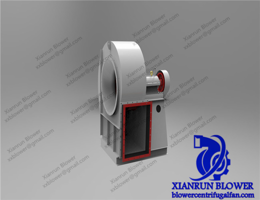 Fan centrífuga posterior de acero 380V 440V de manganeso para la eliminación del polvo