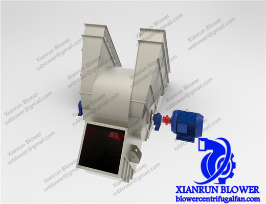 modelo centrífugo For Cement Production del ventilador de fan de la entrada doble de 90-3500m m F