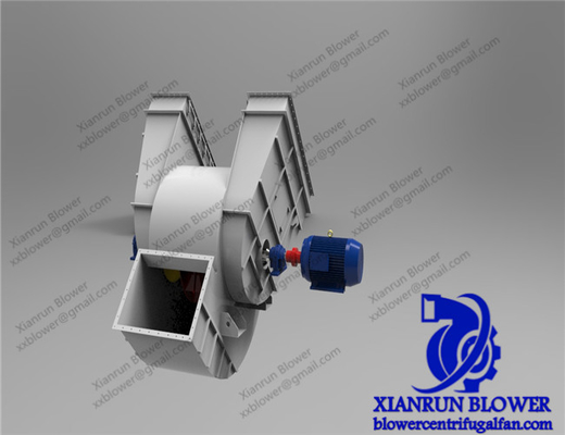 Ventilador de fan radial de la fan de Double Inlet Centrifugal del modelo de F con el motor impulsor de la frecuencia variable