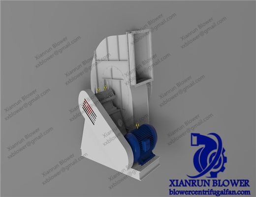 Fan radial centrífuga curvada posterior de la impulsión de correa de la fan 440V 480V 660V